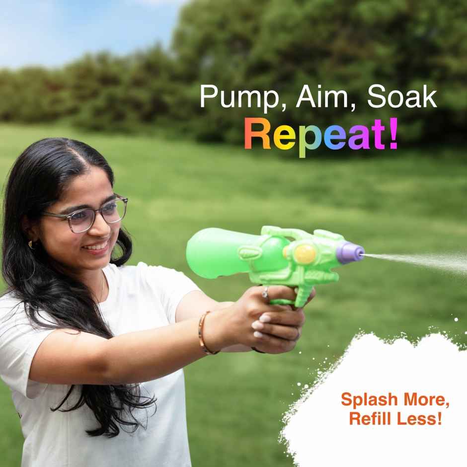 Medium Holi Water Pichkari | Green | Tomuncle