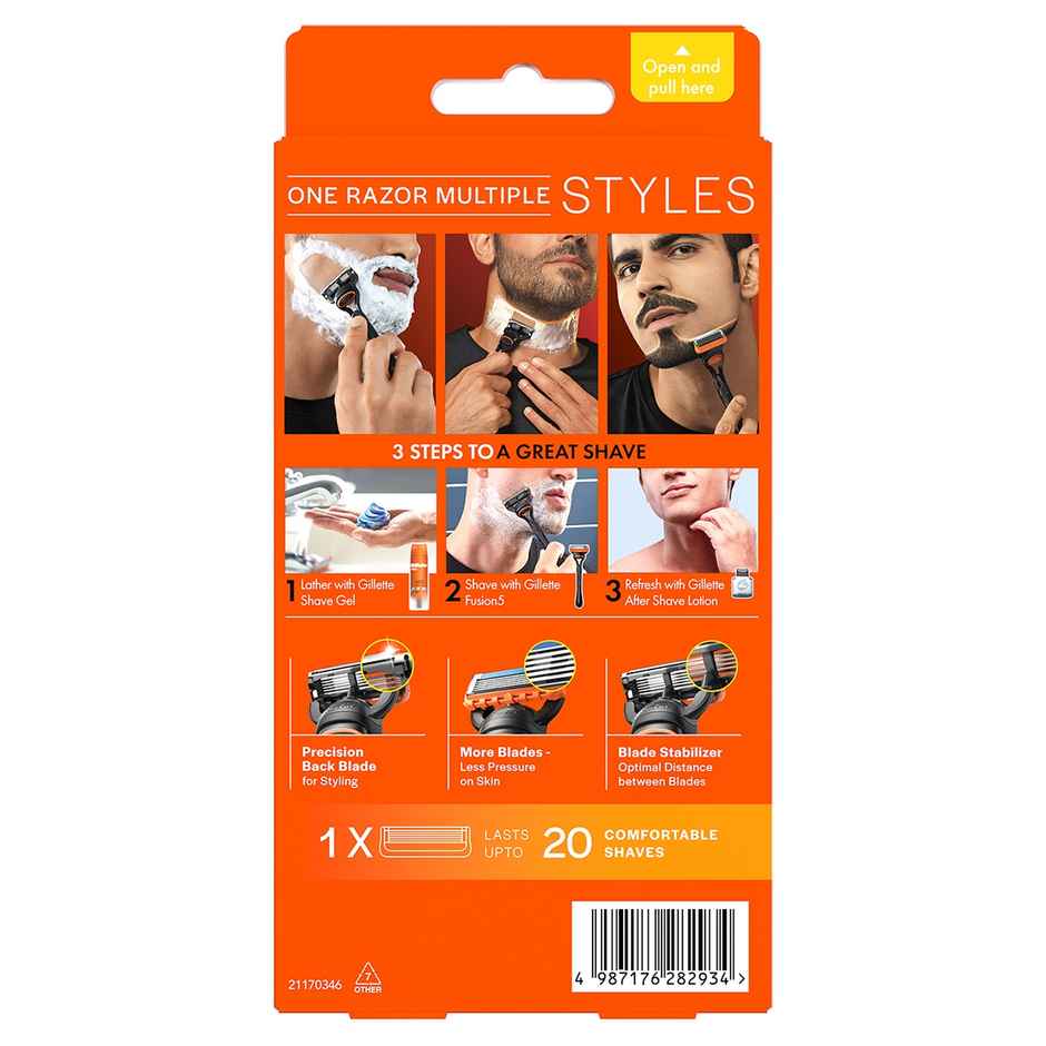 Gillette Fusion Proglide Razor for Men | Pack of 1