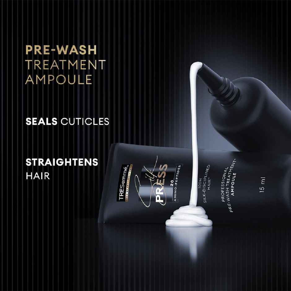 Tresemme Silk Press Pre-Wash Treatment Ampoules