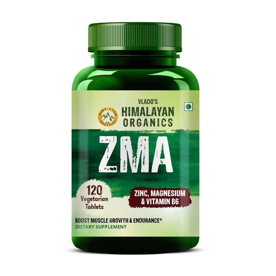 Himalayan Organics ZMA 120 VEGetarian Tablets