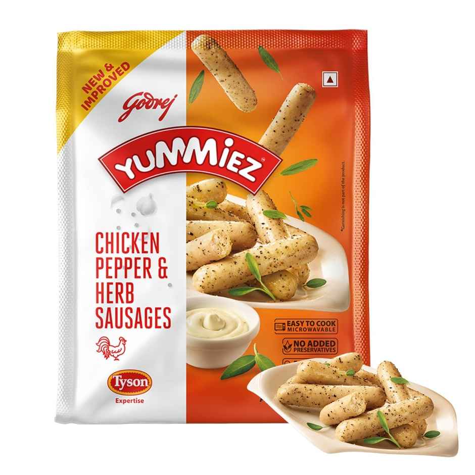 Godrej yummiez Pepper and Herb Sausages