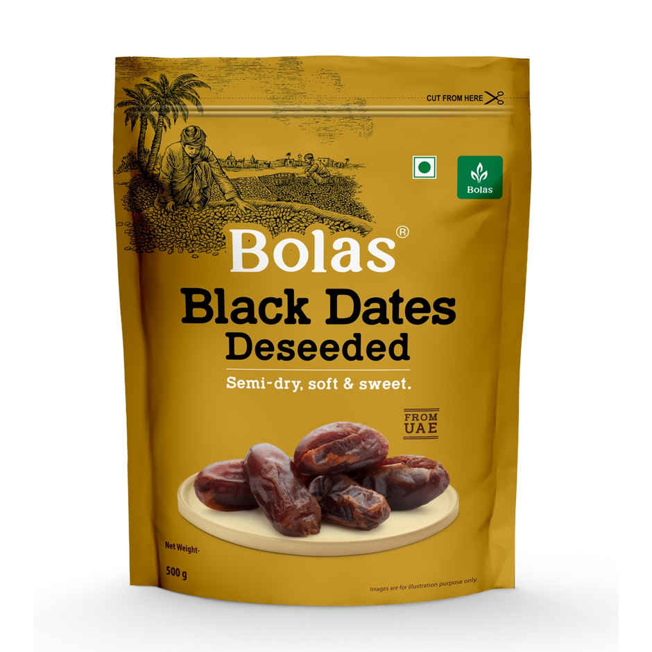 Bolas Deseeded Black Dates