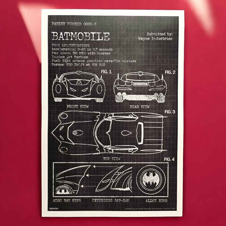 House Of Festivals Batmobile Specs - Batman Official Poster