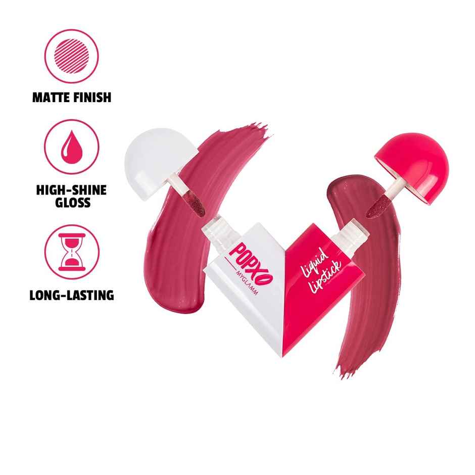 Myglamm Popxo Liquid Lipstick & Lipgloss Love Kit - Partner In Crime