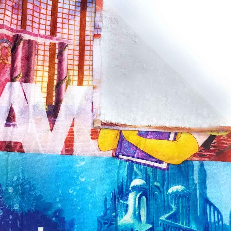 Sassoon Disney Princess Cotton Bath Towel For Kids | Multi | 60 x 120 cm