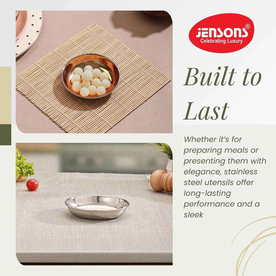 Jensons Stainless Steel 5 Inch Dessert Bowl | Set of 6