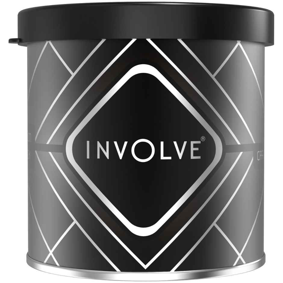 Involve Your Senses Gel Can - Carbon Black Premium Gel Car Perfume - Itg01