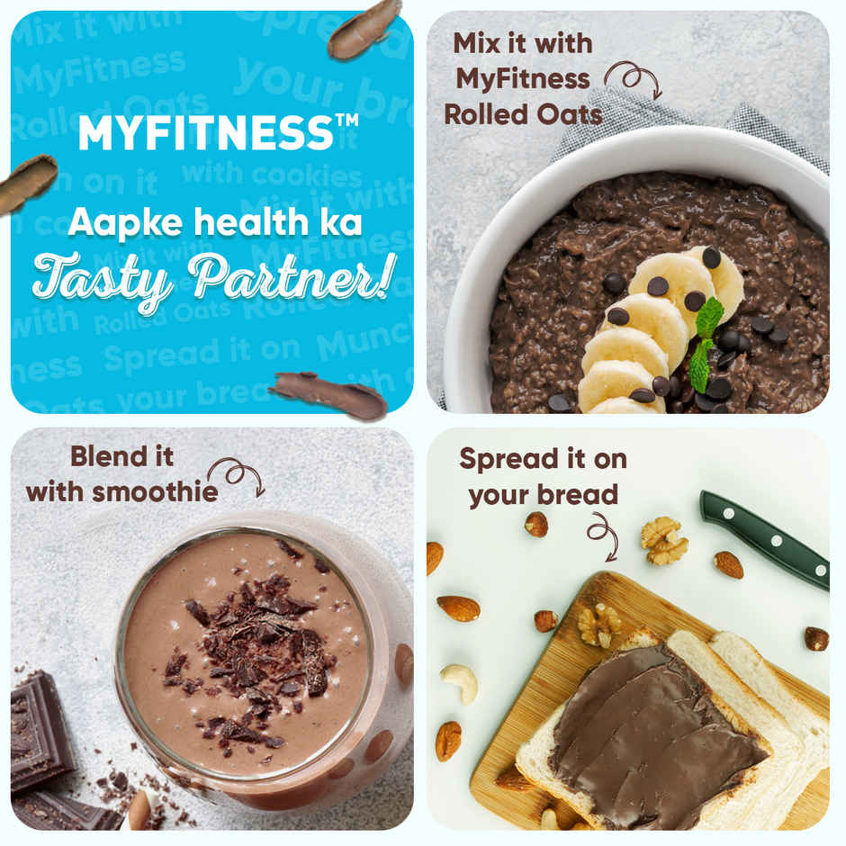 MyFitness High Protein Dark Chocolate Peanut Butter Smooth Spread
