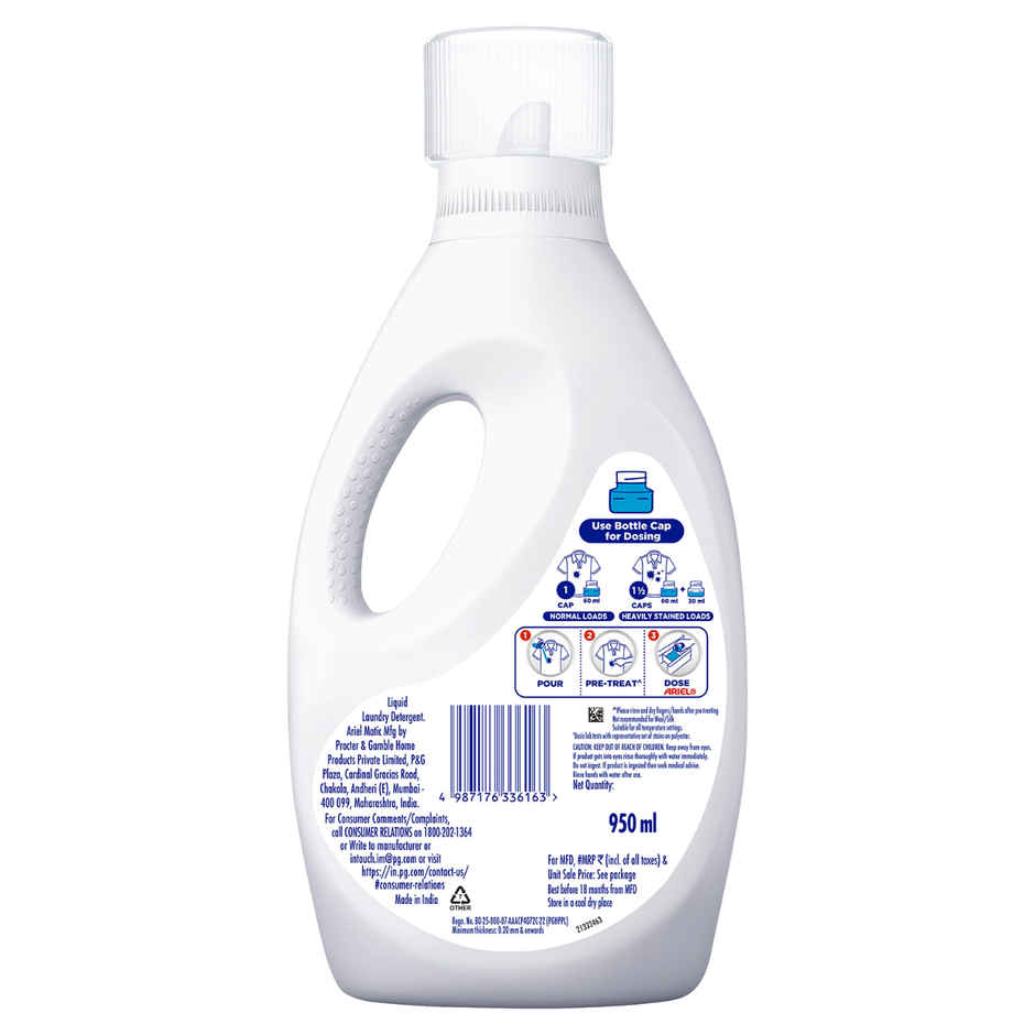Ariel Stain Removal Top Load Washing Machine Detergent Liquid