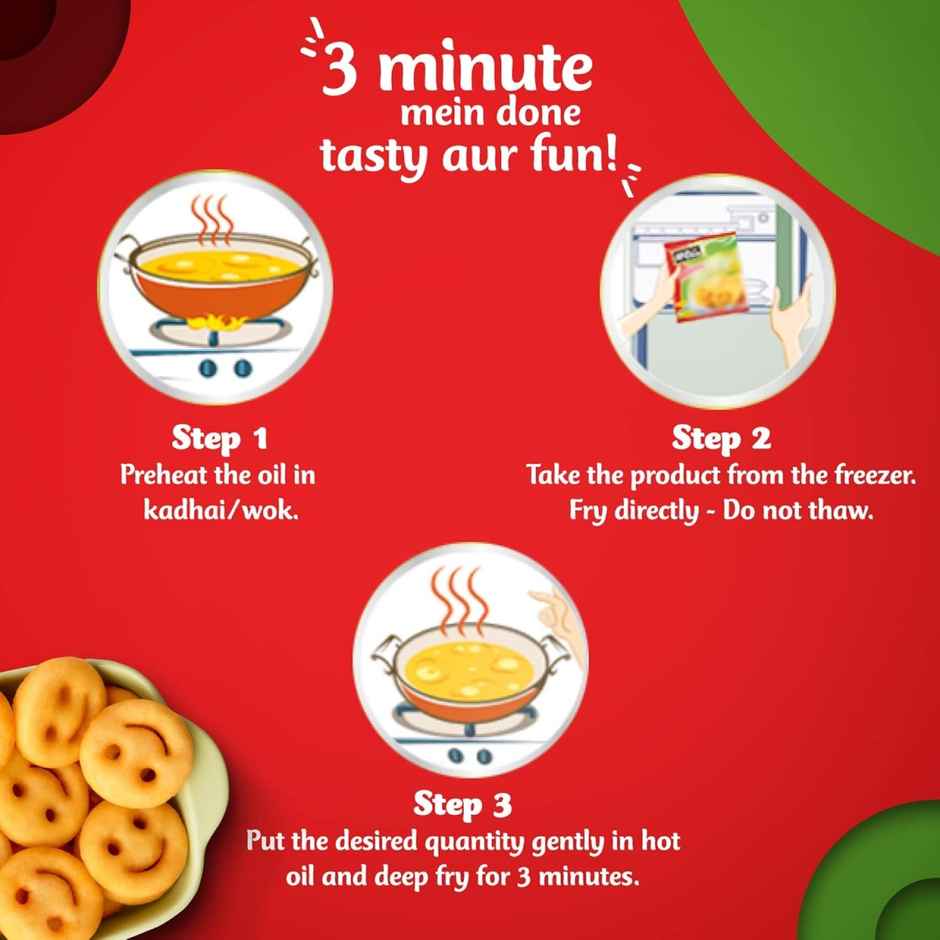 Heinz Tomato Ketchup (435g) & Mccain Smiles (415g) Combo 