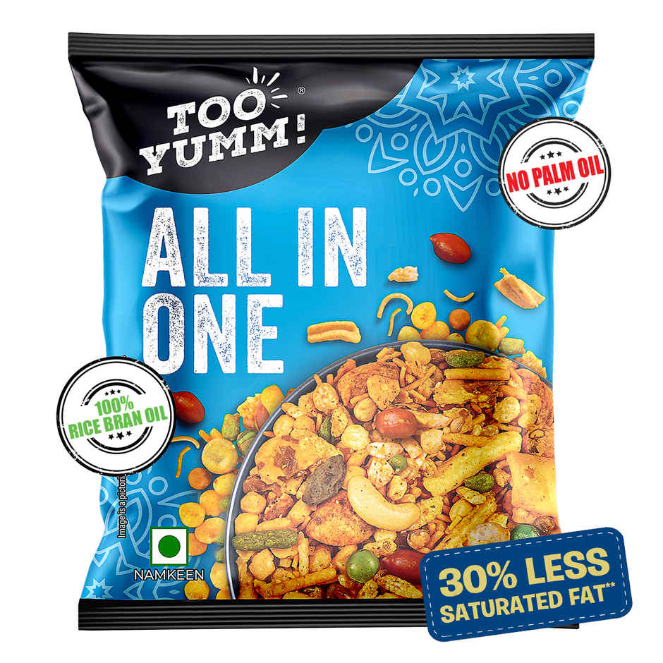Too Yumm! All in One Mixture | No Palm Oil Snacks | Namkeen | 35% Less Saturated Fats
