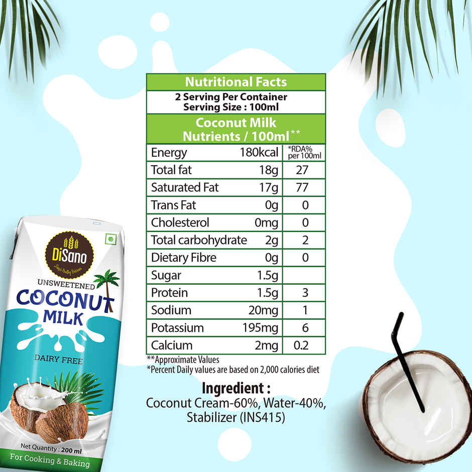 Disano Organic Coconut Milk