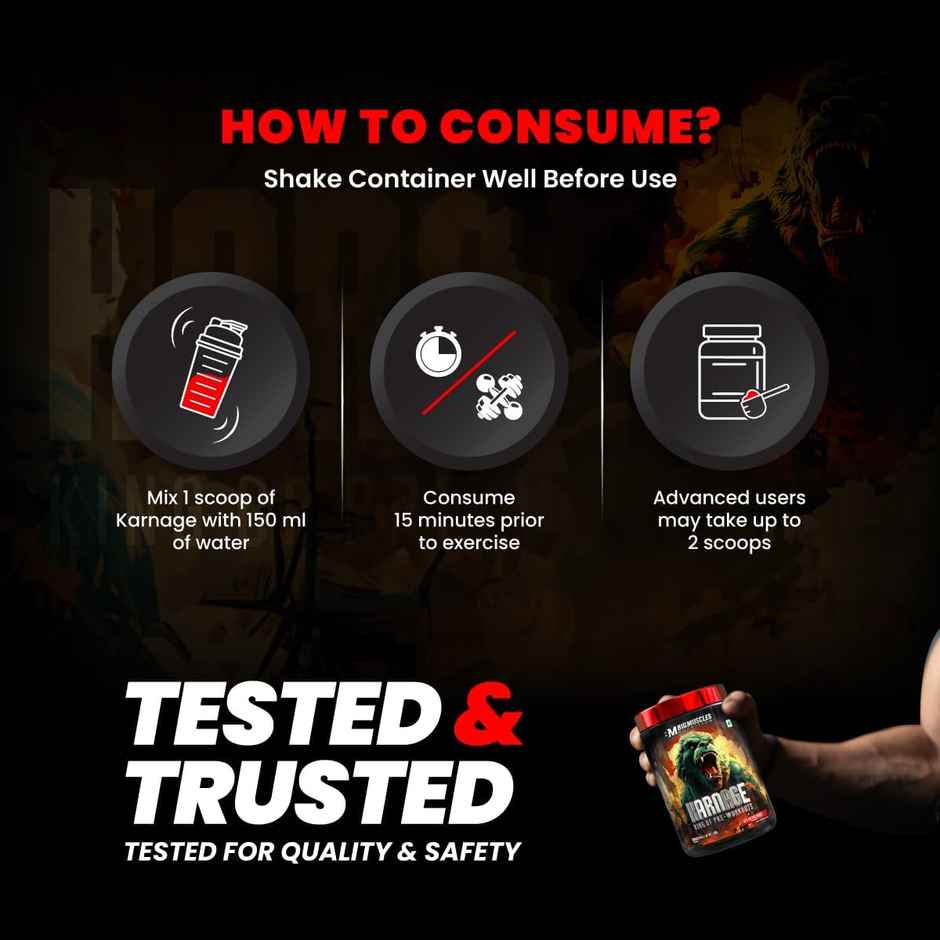 Bigmuscles Nutrition Karnage Pre-Workout Sex On The Beach Combo