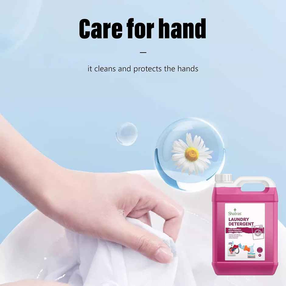 Shatras Pink Lily Detergent Liquid | Eco-Friendly | For All Washing Machines