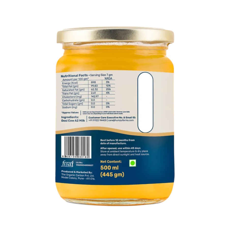 Humpy Farms Vedic Bilona Desi Cow Ghee
