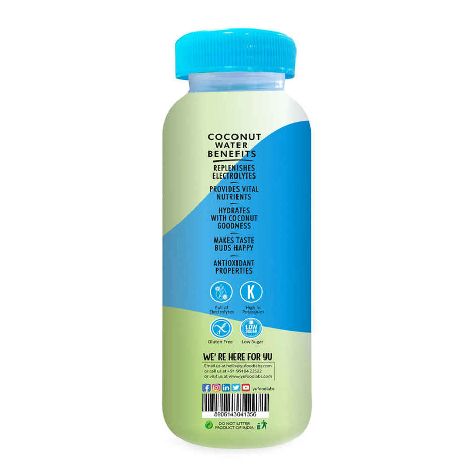 Yu Real Natural Tender Coconut Water | Pack Of 6