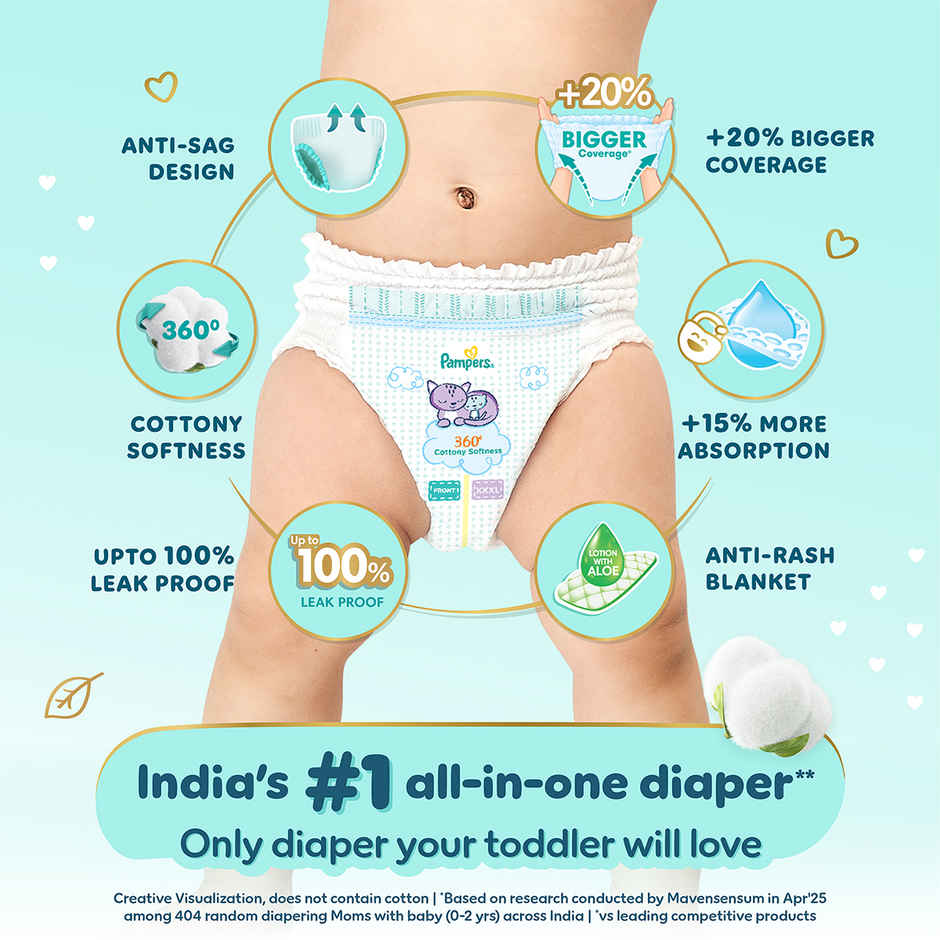 Pampers Premium Care Baby Diapers| XXXL