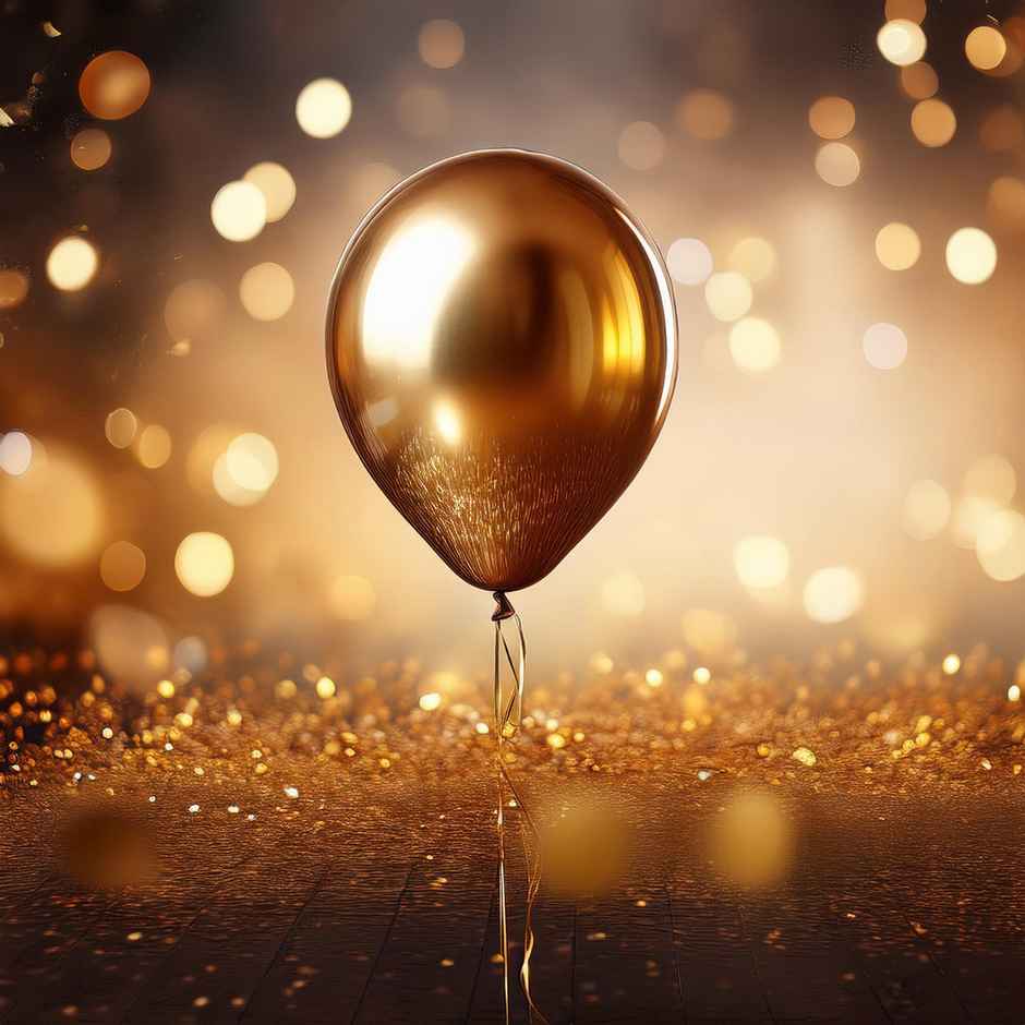 Party Decoration Balloons | Golden | Se7en