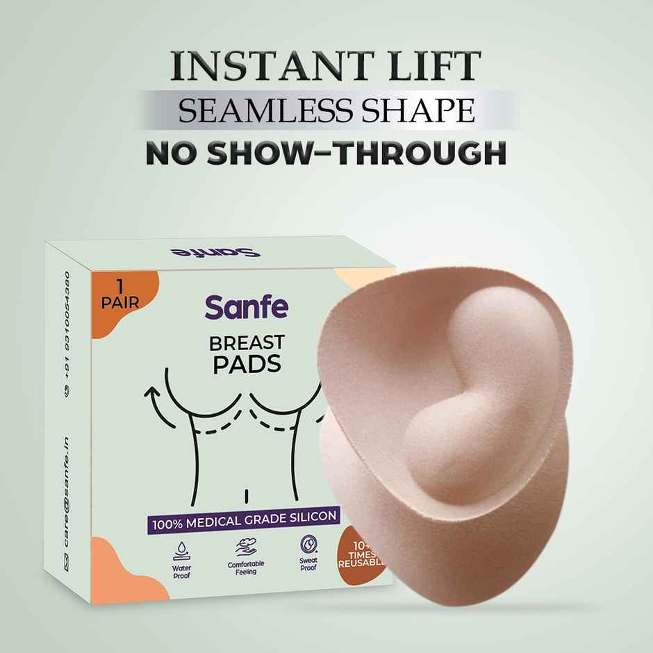 Sanfe Breast Insert Pads | Natural Lift & Shape| Perfect for Bras, Swimwear & Dresses