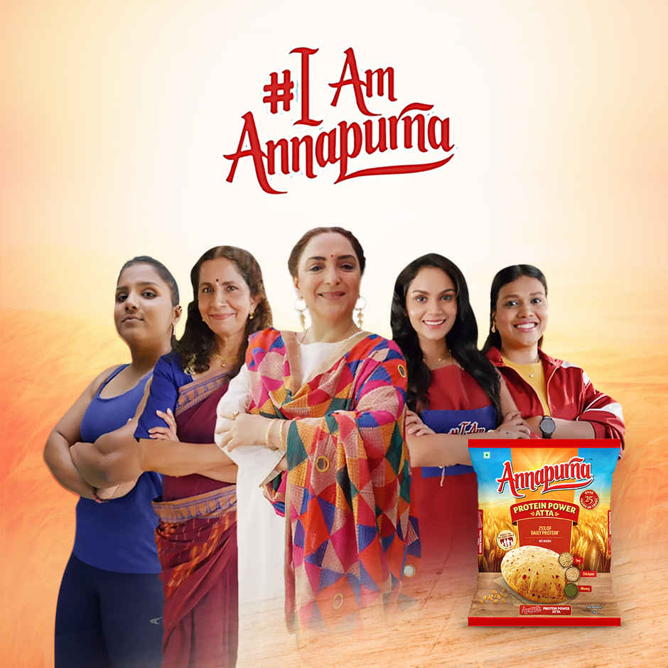 Annapurna Protein Power Atta | 25% Daily Protein | 13.5 G Protein in 3 Chapatis