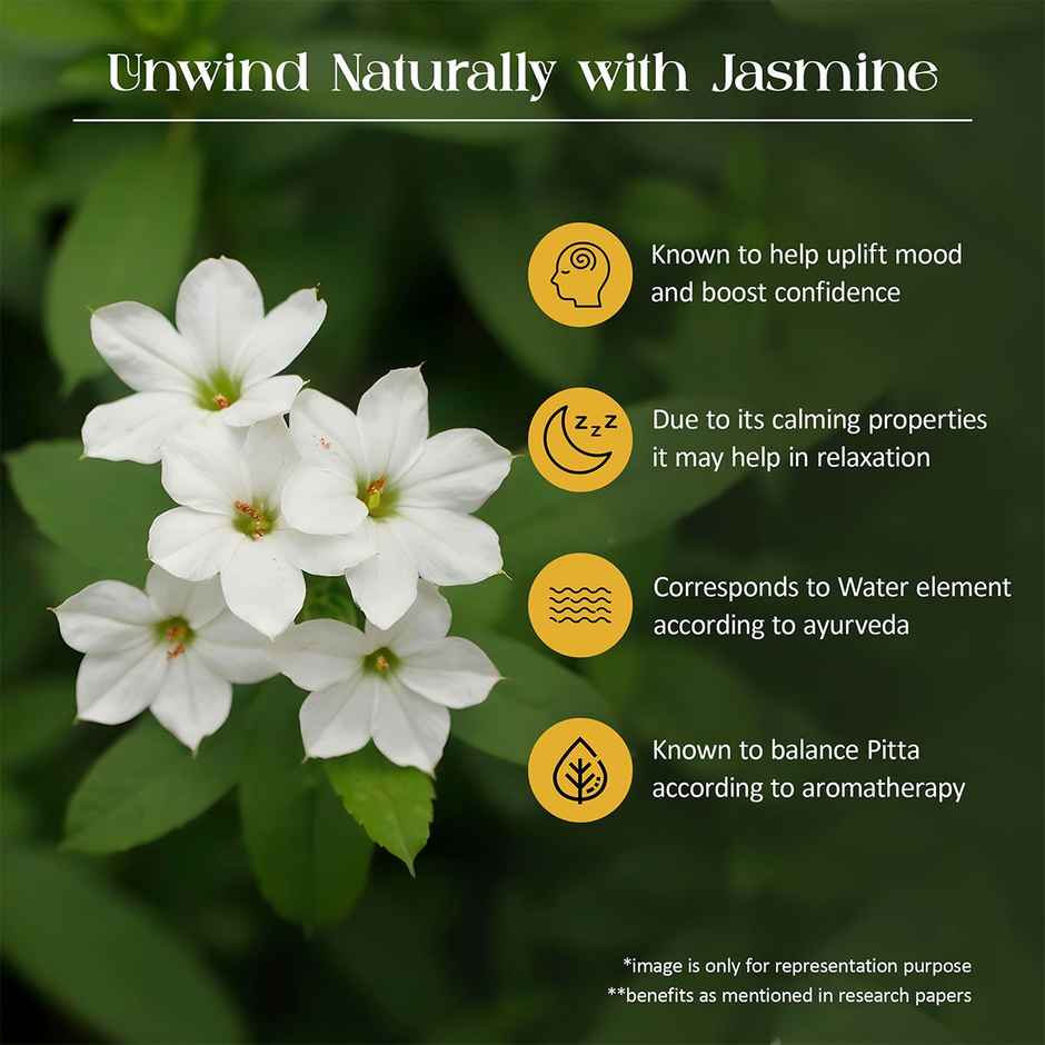 Tattvic Essence Reed Diffuser, Jasmine, Natural, Mood Enhancer