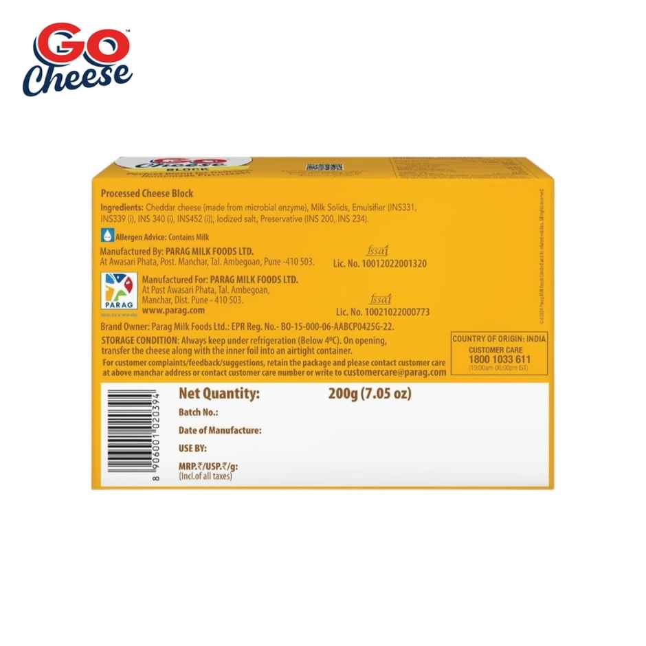 Go Processed Cheese Block