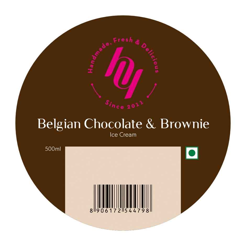 Huber & Holly Belgian Chocolate & Brownie Tub