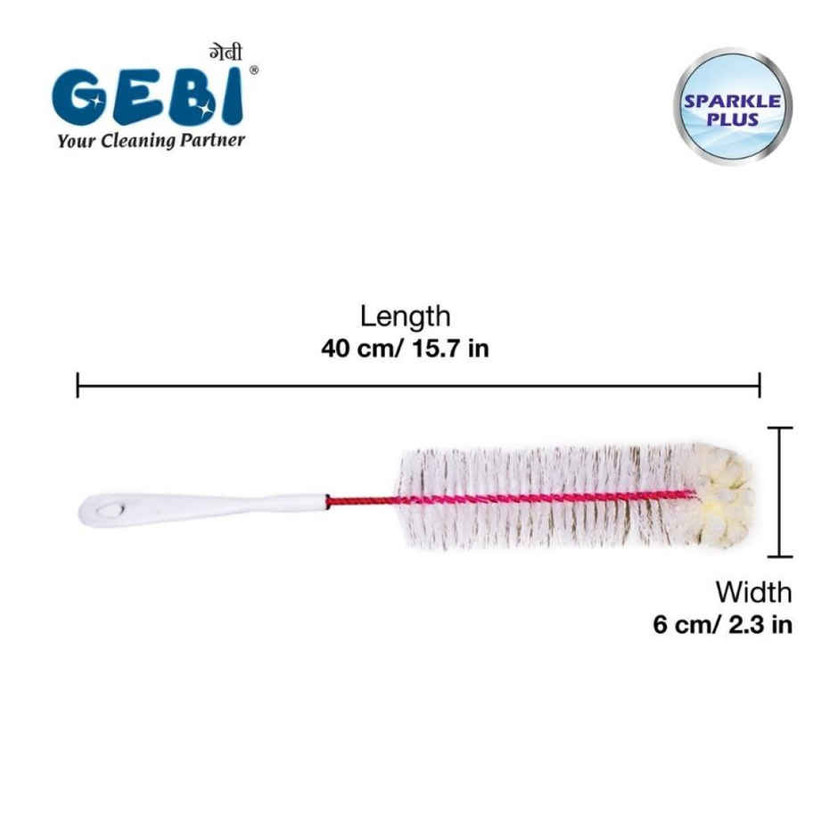 Gebi Bottle Brush With Sponge | Assorted