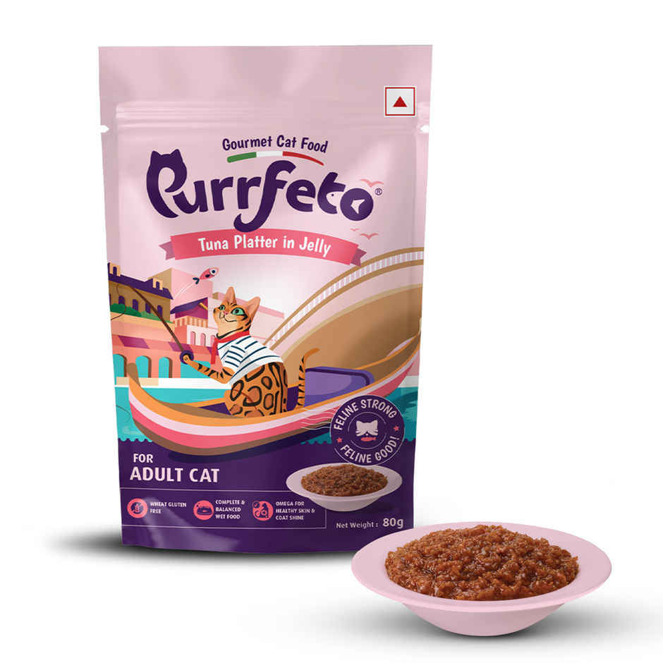 Purfetto Wet Cat Food Tuna Recipe in Jelly