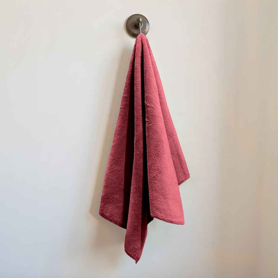 Sassoon Microfiber Hand Towel | Crimson | 40 x 60 cm