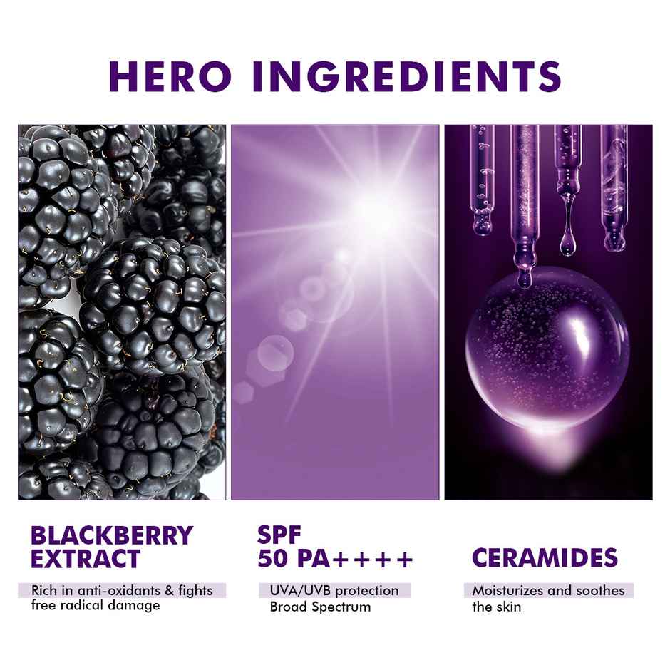 Conscious Chemist Berry Bright Water Resistant Non-Greasy Sunscreen SPF 50 PA++++