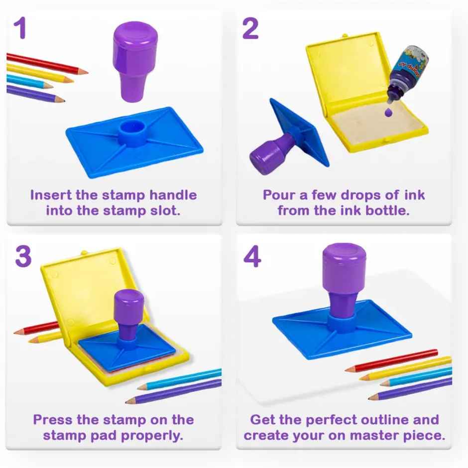 Ratna's Stamp Art | B Flower