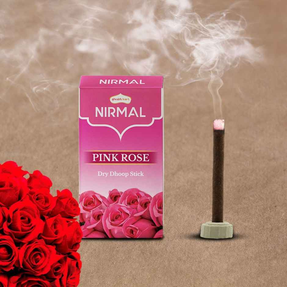 Shubhkart Nirmal Rose Dry Dhoop Stick(10pc), Shubhkart Nirmal Loban Dry Dhoop Stick(10pc) & Shubhkart Nirmal Mogra Dry Cone Dhoop(10pc) Combo