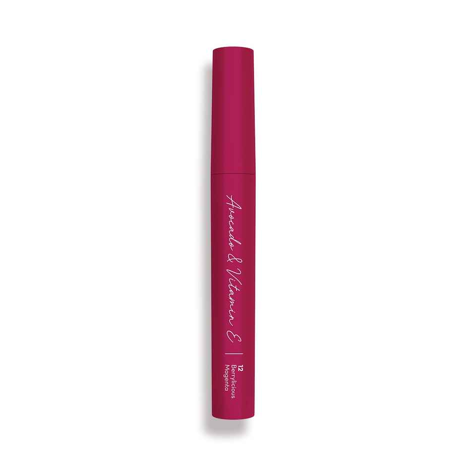 Mamaearth Moisture Matte Longstay Lipstick With Avocado Oil & Vitamin E - Berrylicious Magenta
