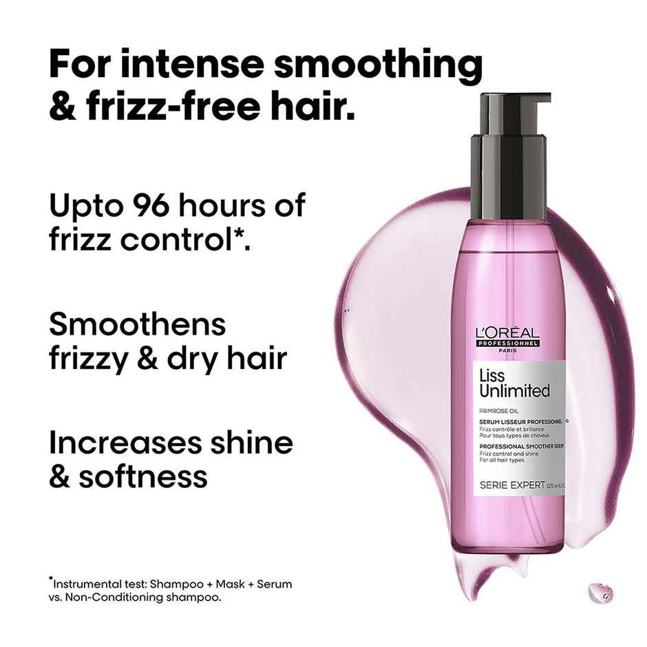 L'Oréal Professionnel Liss Unlimited Leave-In Hair Serum for Frizzy & Unruly Hair