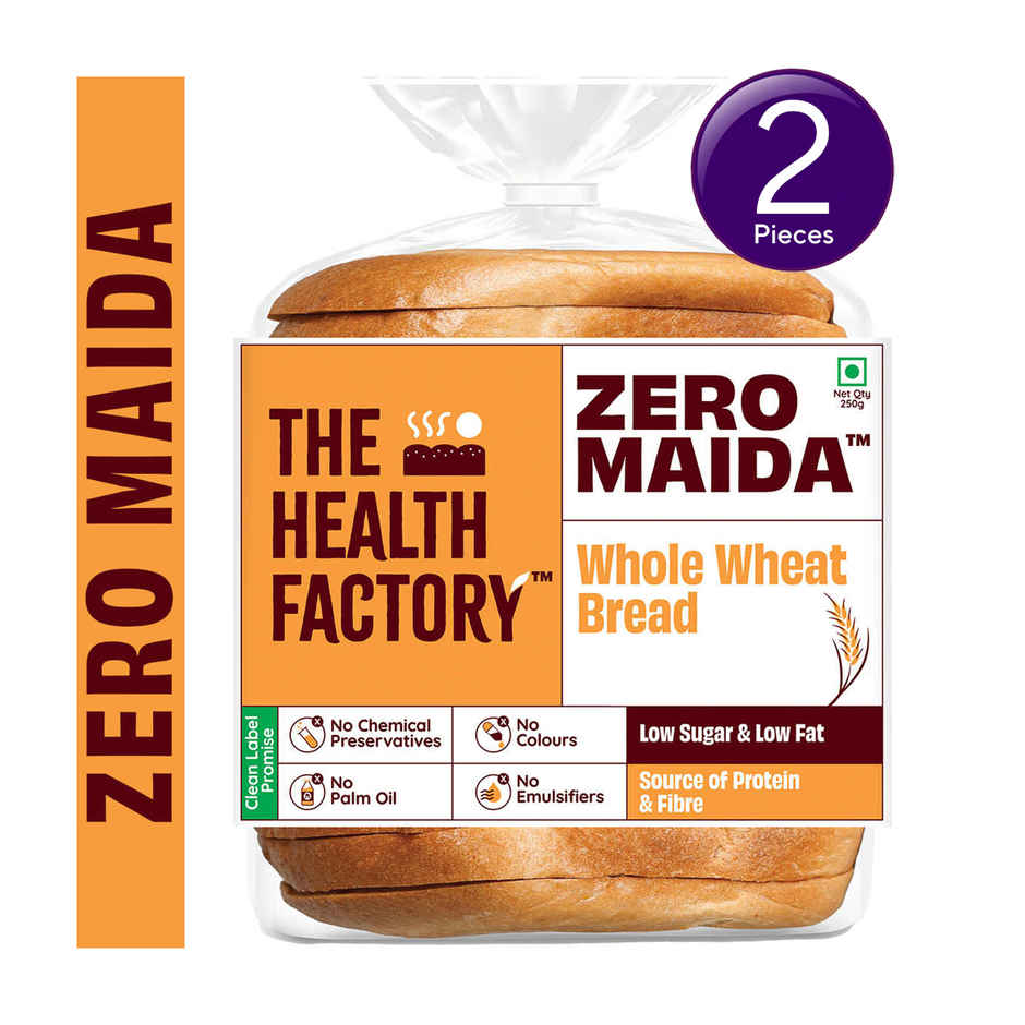 The Health Factory Zero Maida Bread - Whole Wheat Combo