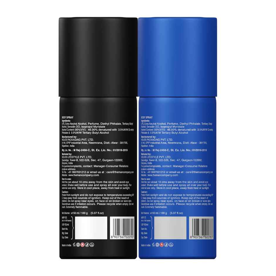The Man Company Deodorants for Men - Privilege Active & Bold | Premium Fragrance Body Spray