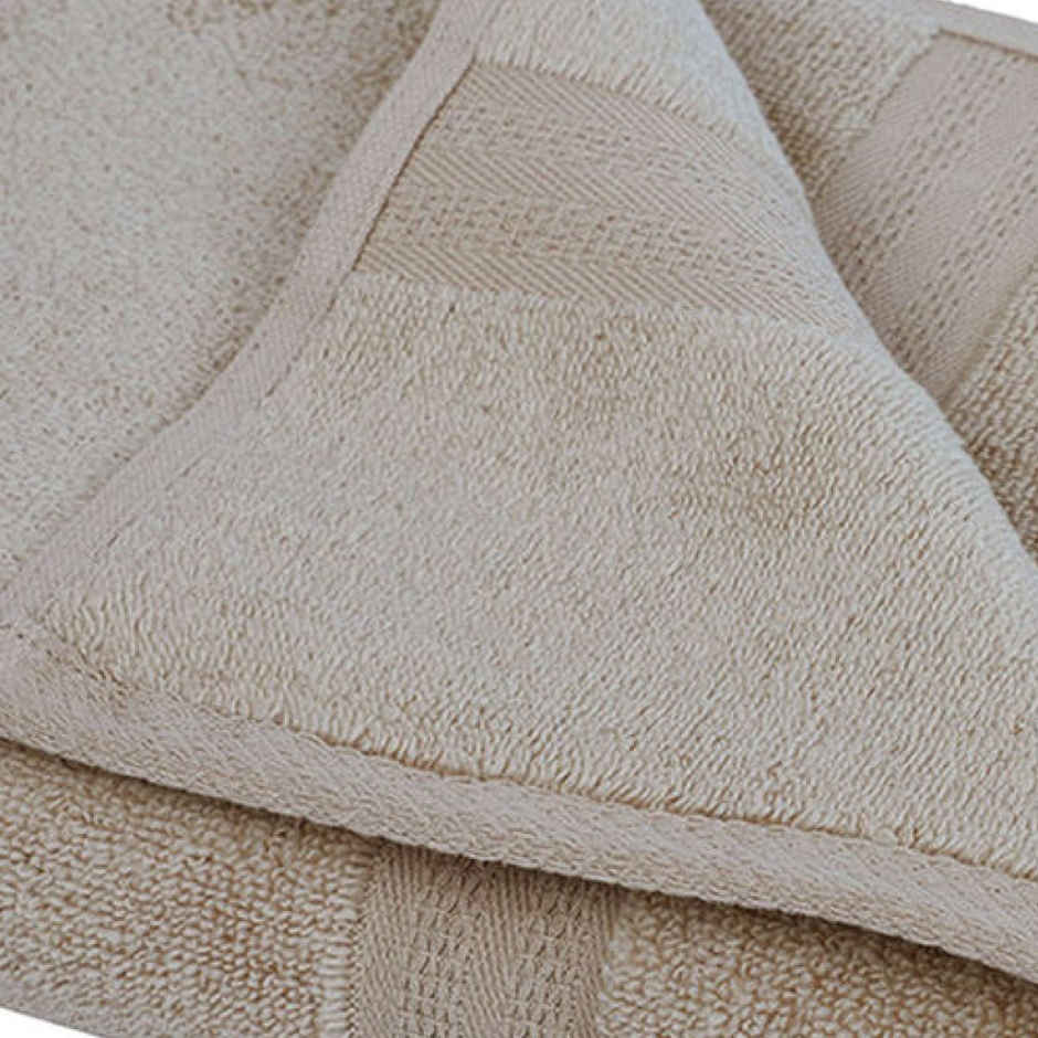 Bianca Hand Towel Soft | Beige | 550 GSM | Pack of 2 - 60cm x 40cm