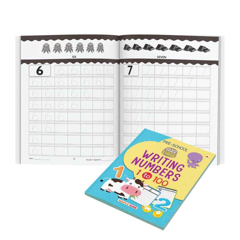 Writing Books For Kids | Learn Abc | Numbers 1-100 | Set Of 4 | Lkg