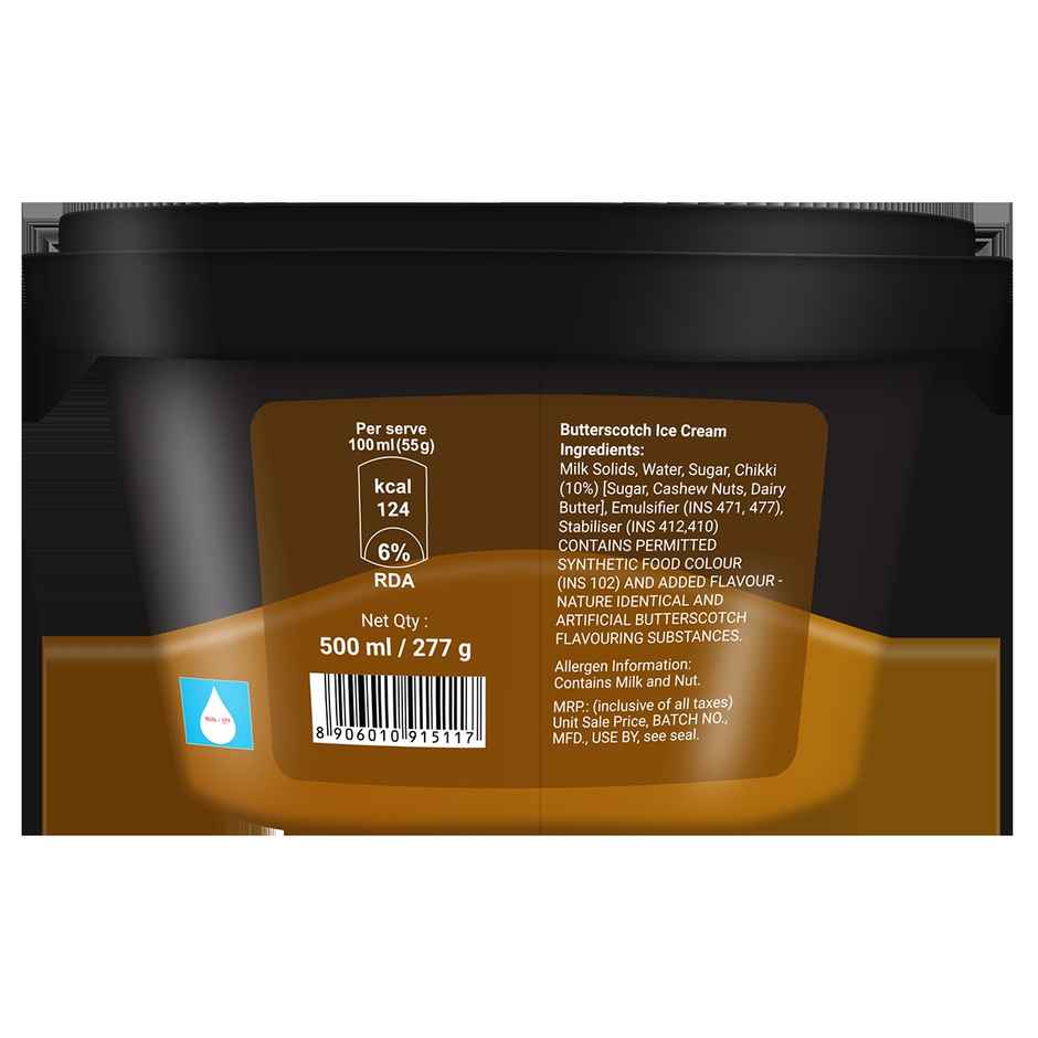 Dairy Day Crunchy Butterscotch Premium Ice Cream Tub
