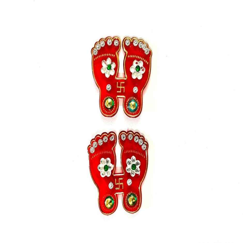 Main Door/Wall Hanging Stickers Set | Shubh Labh, Charan and Swastik