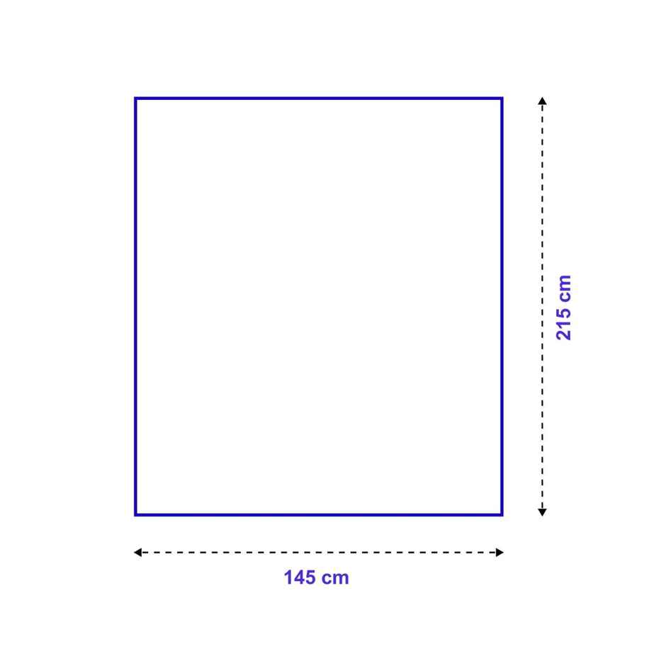 Metro Living 104 Tc Cotton Single Animal Bedsheet | Pack Of 1 | Blue