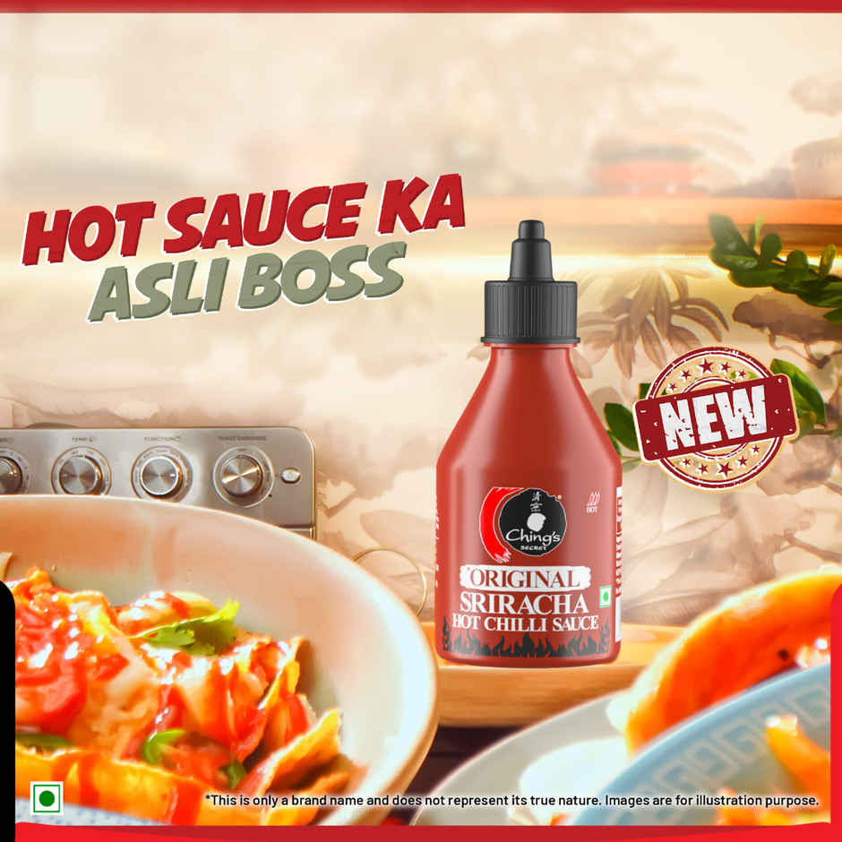 Ching's Secret Original Sriracha Hot Chilli Sauce (Red), Dip, Spread, Cook, Drizzle