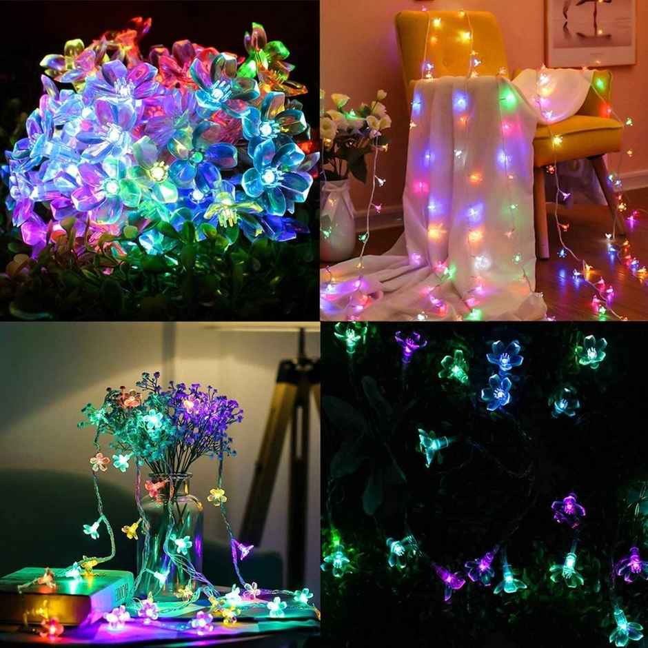 Quace Mini Flower Multicolor String Light