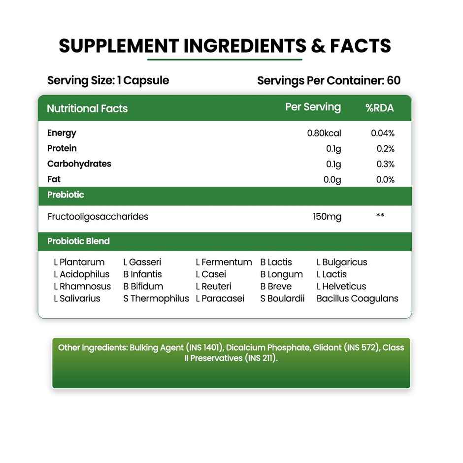 Vlado's Himalayan Organics Probiotics 60 VEG Capsules