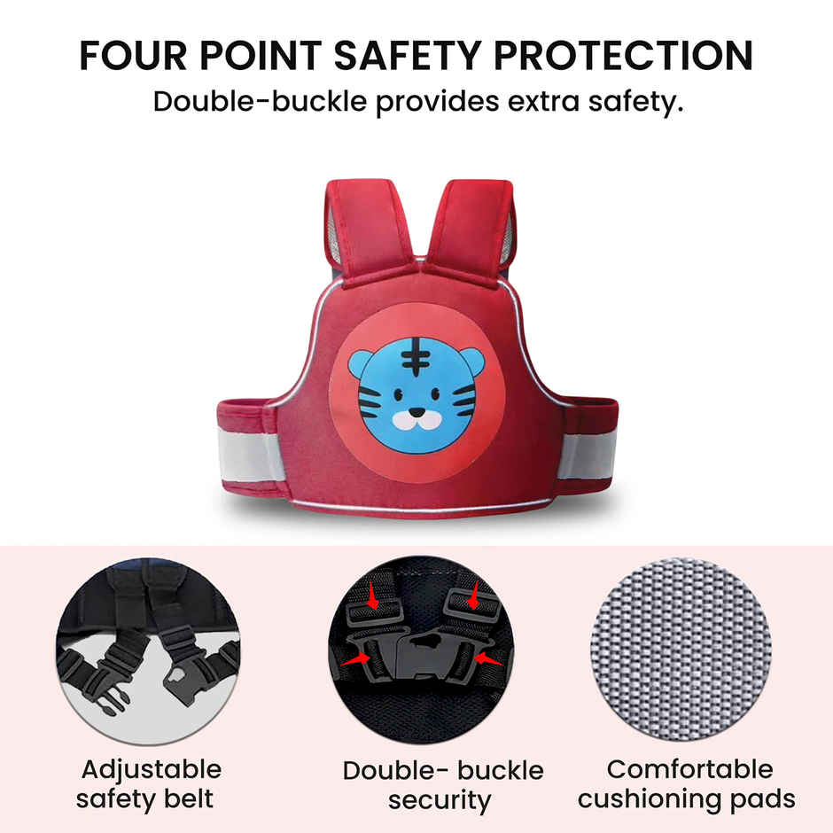 Polka Tots Two-Wheeler Baby Carrier for Kids | Cat