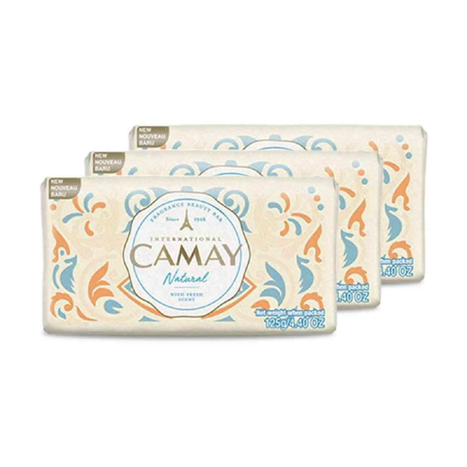 Camay Natural International Soap | with Cedarwood & Bergamot | Buy 2 Get 1 free