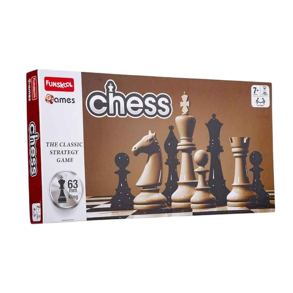 Funskool Black And White Chess Board Set