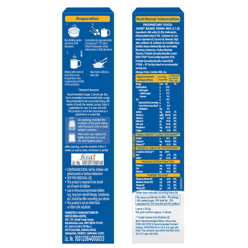 Nestle LACTOGROW Nutritious Milk Drink Powder