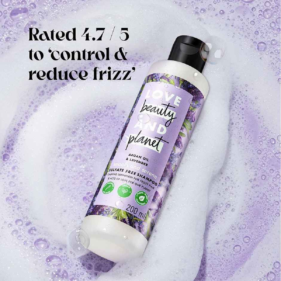 Love Beauty and Planet Argan Oil And Lavender Smooth And Serene Sulfate Free Shampoo